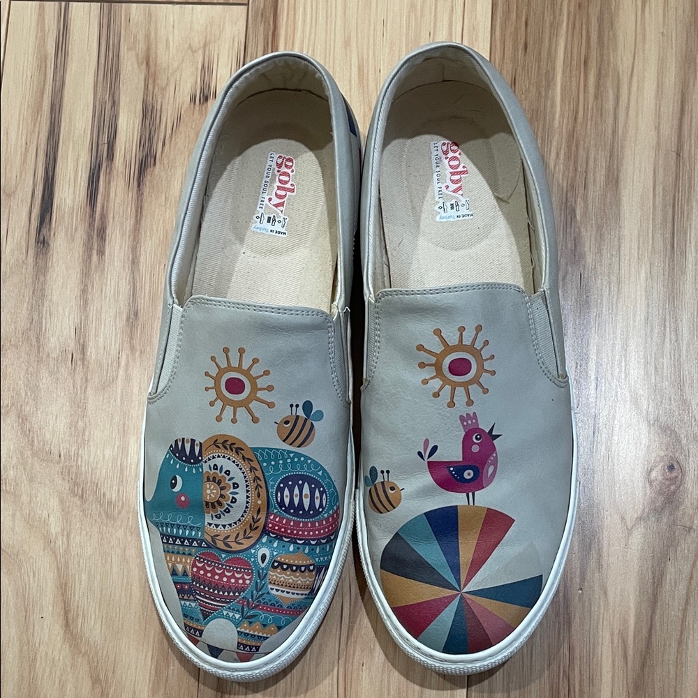 Goby women's espadrilles slip on shoes size 11/EU42